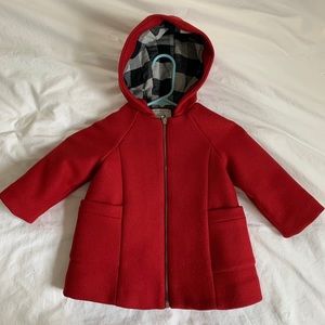 Zara BabyGirl Wool Coat LIKE NEW 2/3 yrs